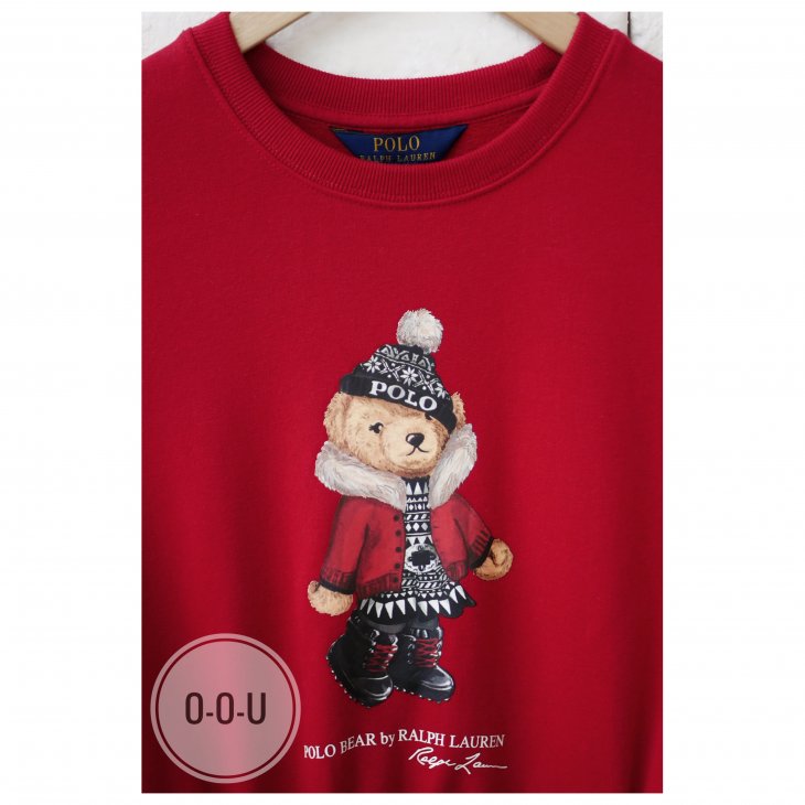 POLO RALPH LAUREN GIRLS POLO BEAR FLEECE DRESS