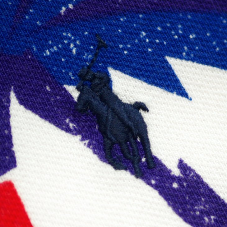 POLO RALPH LAUREN CLASSIC FIT MESH GRAPHIC POLO SHIRT