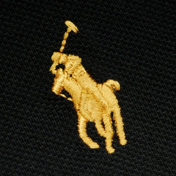 POLO RALPH LAUREN CUSTOM SLIM FIT PLAID TRIM MESH POLO SHIRT