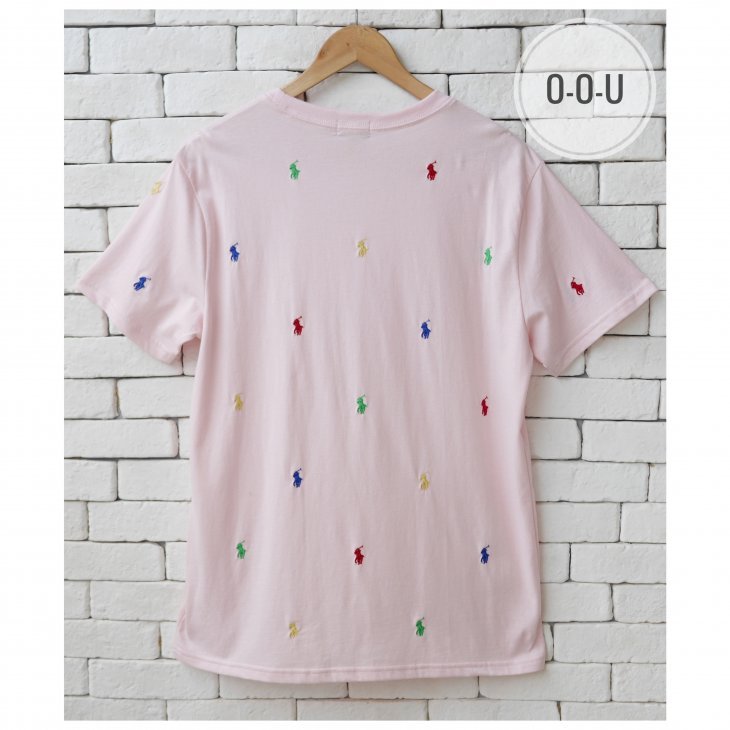 POLO RALPH LAUREN BOYS ALL-OVER POLO PONY T-SHIRT