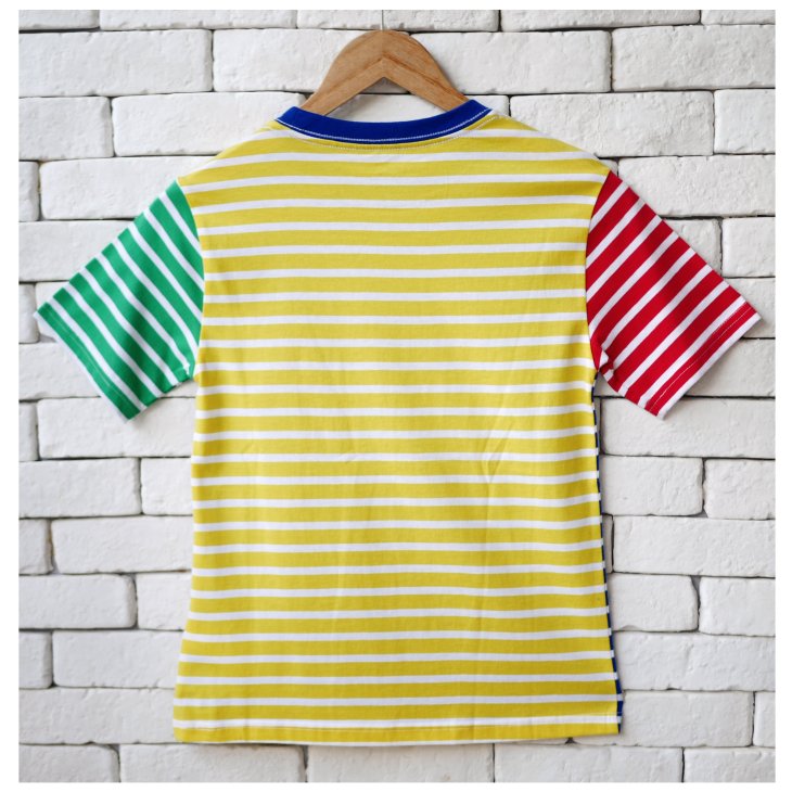 POLO RALPH LAUREN BOYS CUSTOM SLIM FIT STRIPED JERSEY T-SHIRT