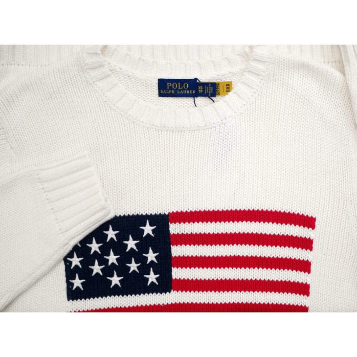POLO RALPH LAUREN THE ICONIC FLAG SWEATER