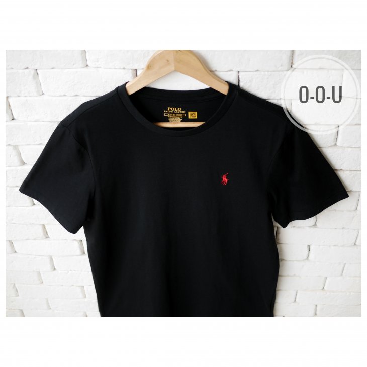 POLO RALPH LAUREN CUSTOM SLIM FIT JERSEY CREWNECK T-SHIRT