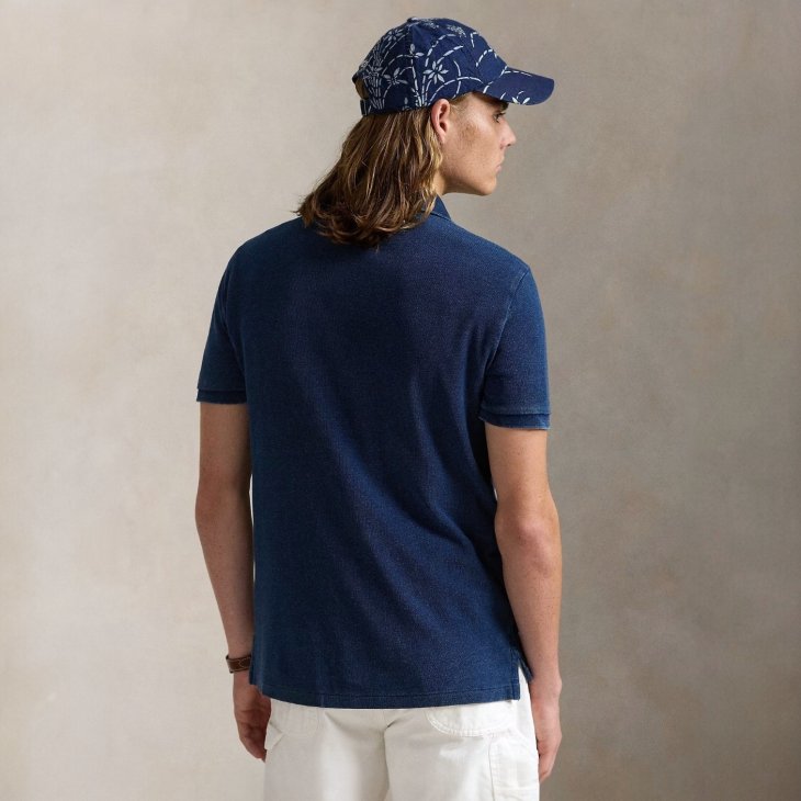 POLO RALPH LAUREN CUSTOM SLIM FIT MESH POLO SHIRT
