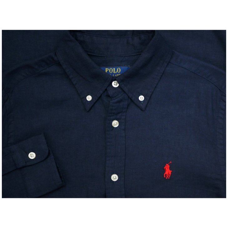 POLO RALPH LAUREN SLIM FIT LINEN SHIRT