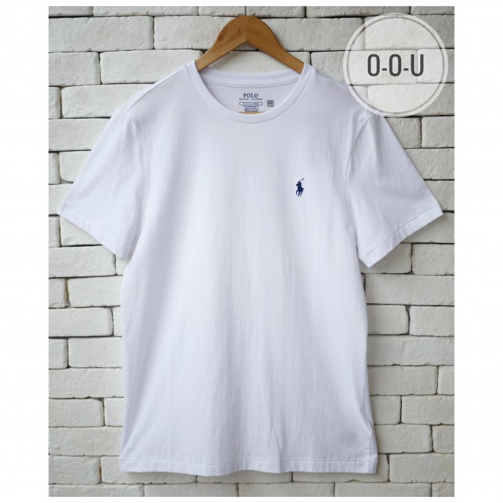 POLO RALPH LAUREN CUSTOM SLIM FIT JERSEY CREWNECK T-SHIRT