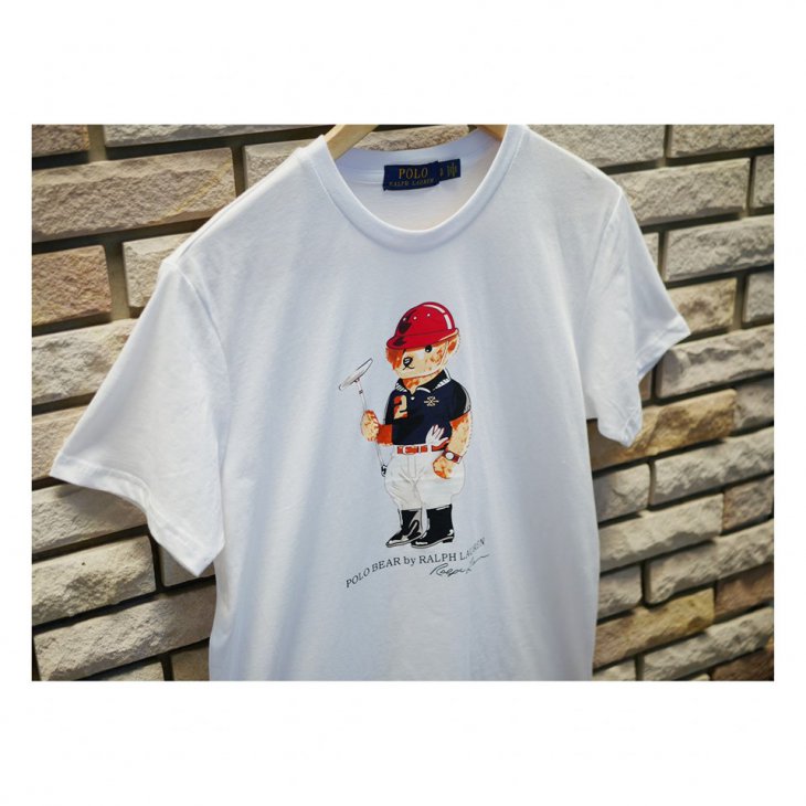 POLO RALPH LAUREN  BEAR COTTON T-SHIRT