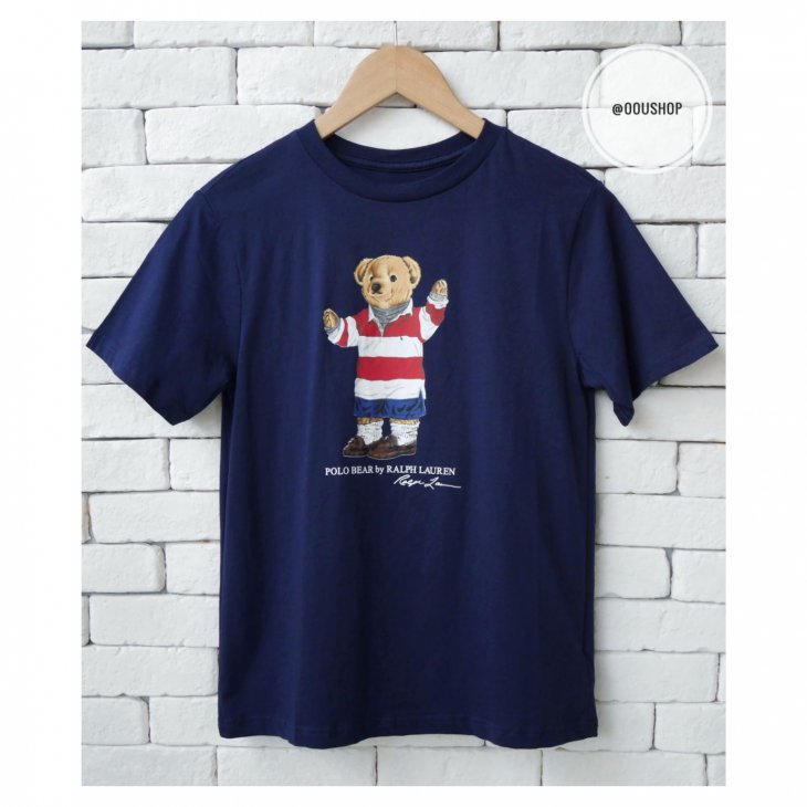 POLO RALPH LAUREN BEAR BOYS COTTON T-SHIRT