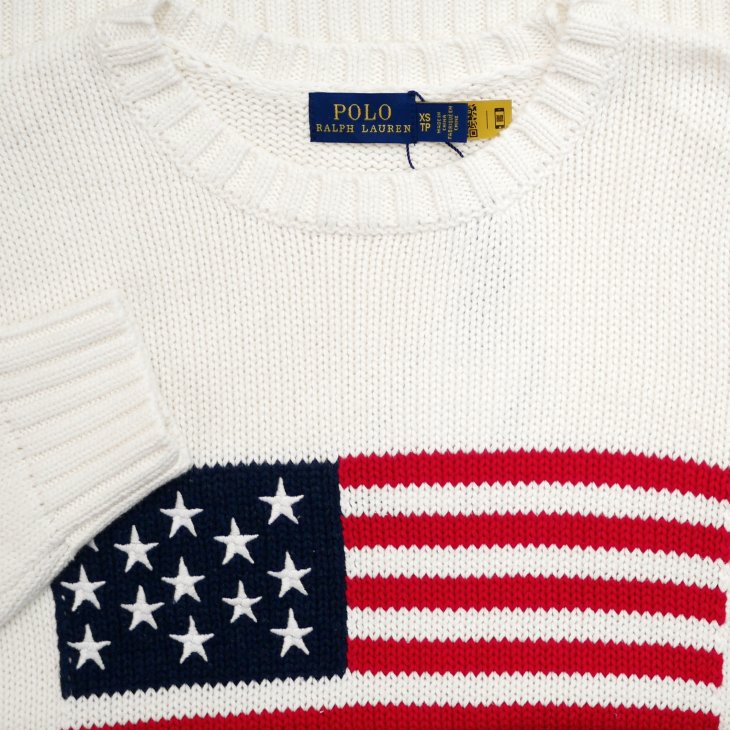POLO RALPH LAUREN THE ICONIC FLAG SWEATER
