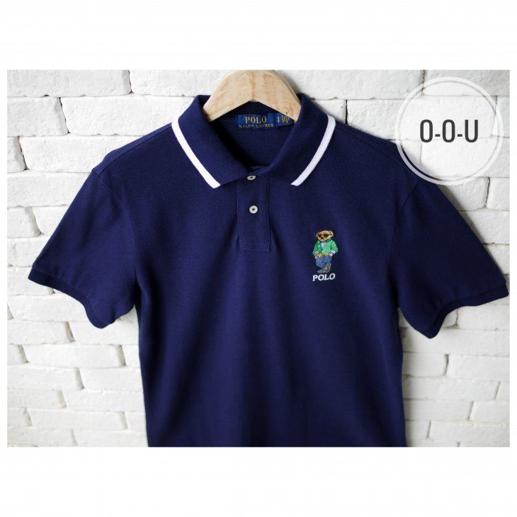 POLO RALPH LAUREN CUSTOM SLIM FIT POLO BEAR POLO SHIRT