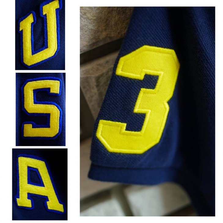 Polo Ralph Lauren Navy Blue USA Polo Shirt