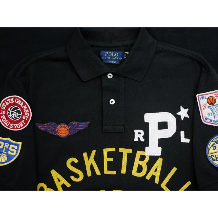 POLO RALPH LAUREN CLASSIC FIT MESH GRAPHIC POLO SHIRT