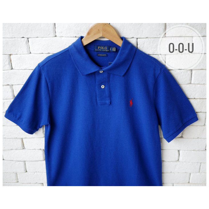 POLO RALPH LAUREN CUSTOM SLIM FIT POLO SHIRT