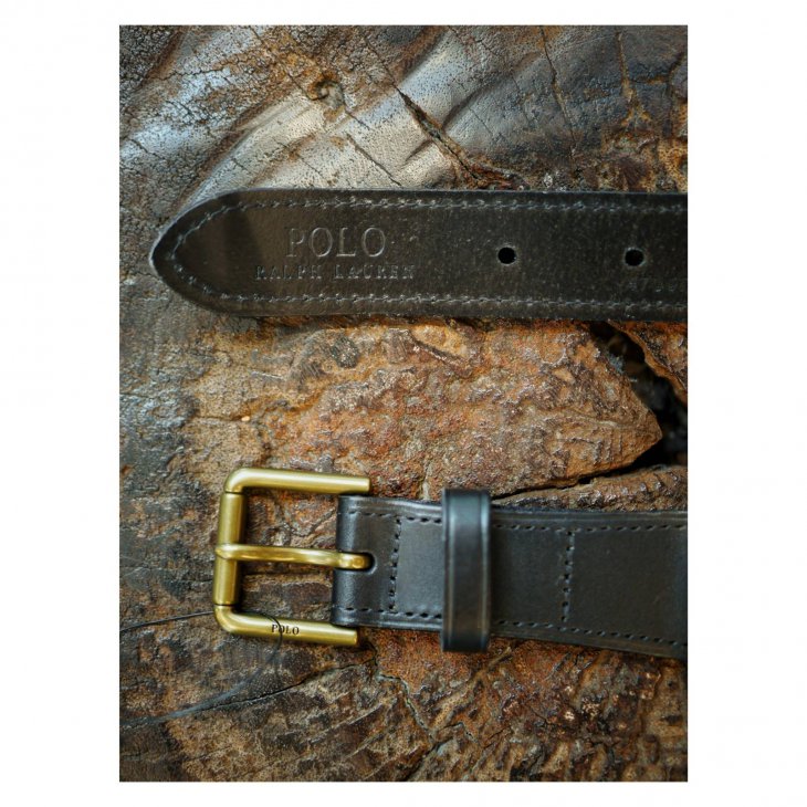 POLO RALPH LAUREN FOX-OVERLAY WEBBED BELT