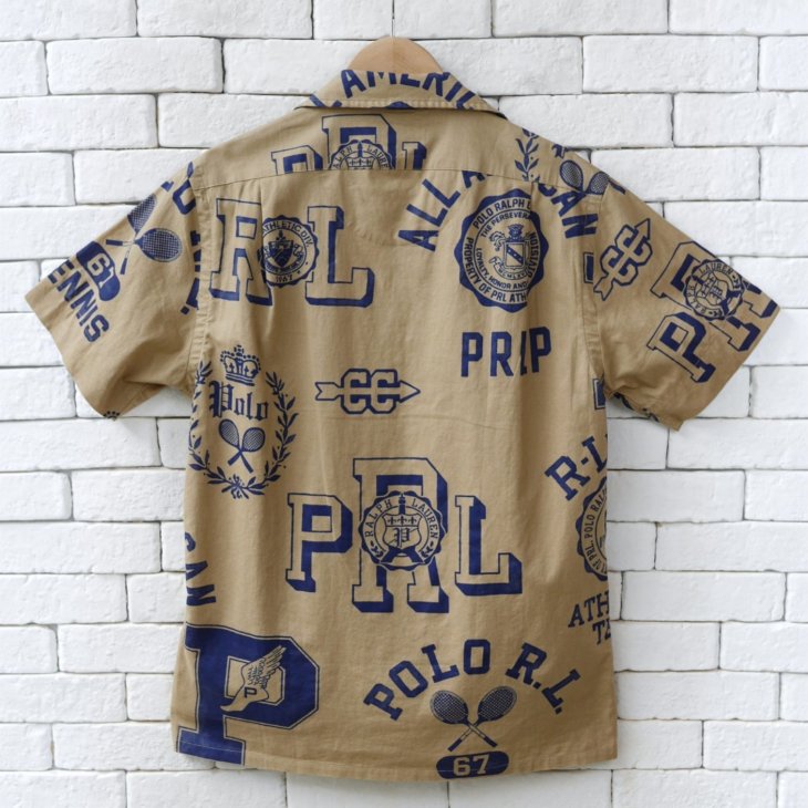 POLO RALPH LAUREN CLASSIC FIT COTTON LINEN CAMP SHIRT