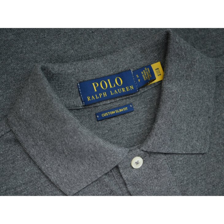 POLO RALPH LAUREN CUSTOM SLIM FIT TRIPLE PONY POLO SHIRT
