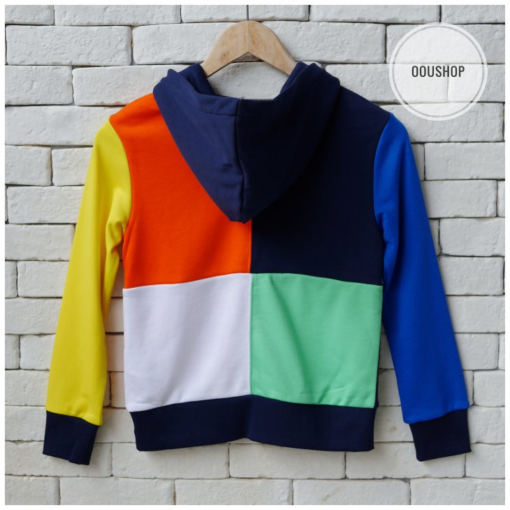 POLO RALPH LAUREN COLOR-BLOCKED BOYS HOODIE