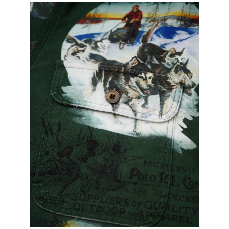 ️POLO RALPH LAUREN CLASSIC FIT CHAMOIS GRAPHIC WORKSHIRT