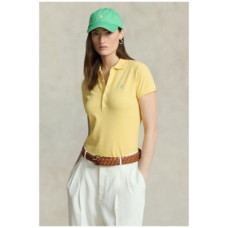 POLO RALPH LAUREN WOMEN SLIM FIT STRETCH POLO SHIRT