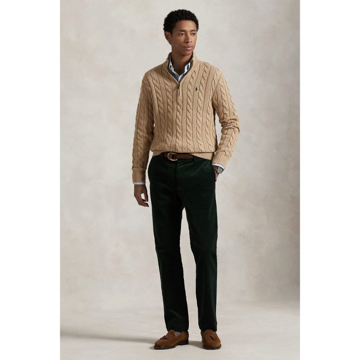 POLO RALPH LAUREN CABLE-KNIT WOOL-CASHMERE JUMPER