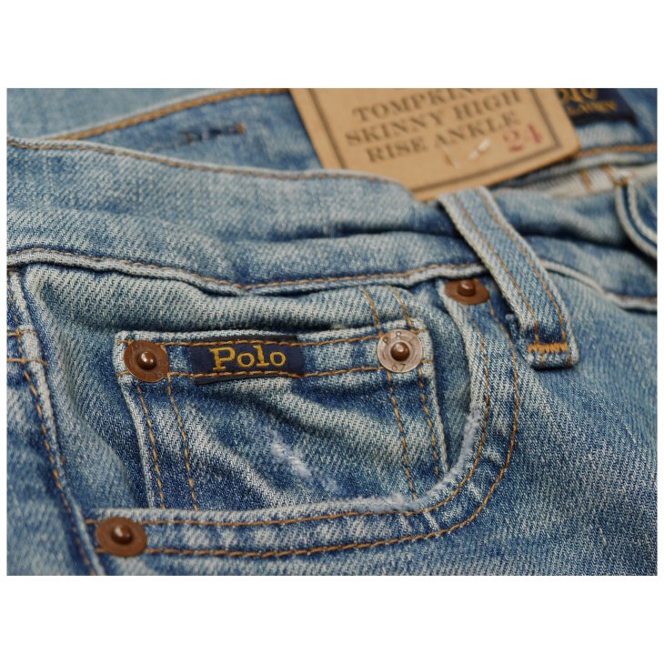 POLO RALPH LAUREN HIGH RISE SUPER SLIM JEAN