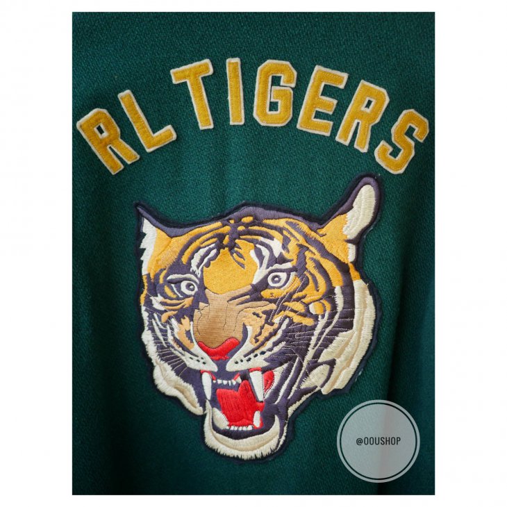 POLO RALPH LAUREN WOOL-BLEND LETTERMAN JACKET