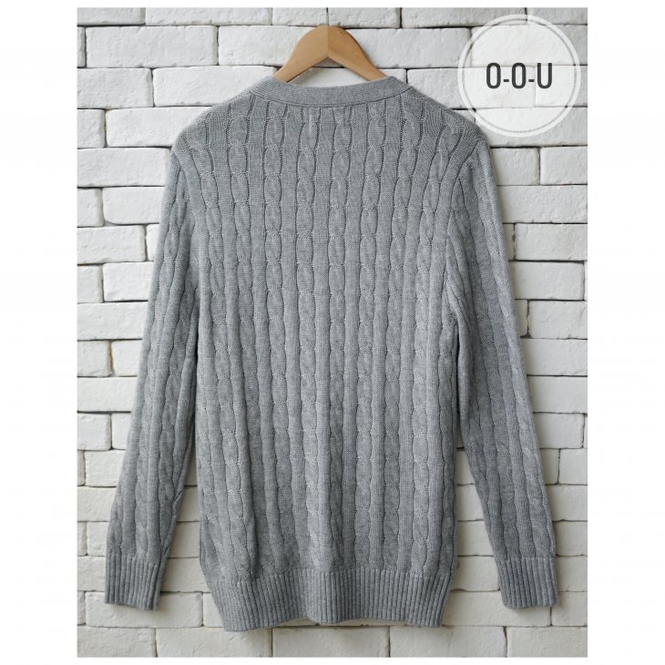 POLO RALPH LAUREN CABLE-KNIT COTTON CARDIGAN