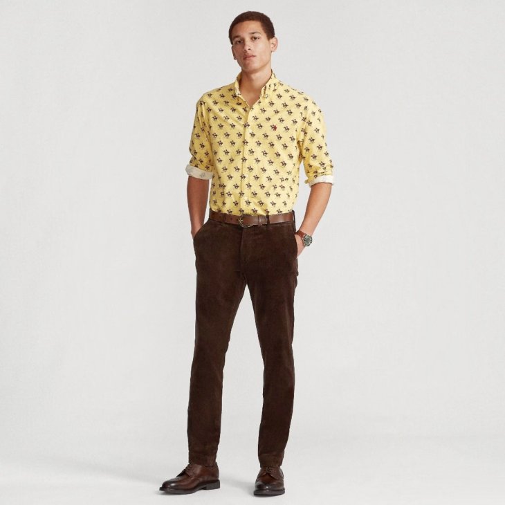 POLO RALPH LAUREN STRETCH SLIM FIT CORDUROY PANT