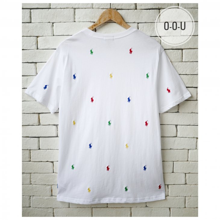 POLO RALPH LAUREN BOYS ALL-OVER POLO PONY T-SHIRT