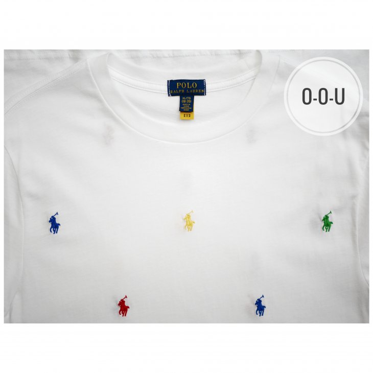 POLO RALPH LAUREN BOYS ALL-OVER POLO PONY T-SHIRT