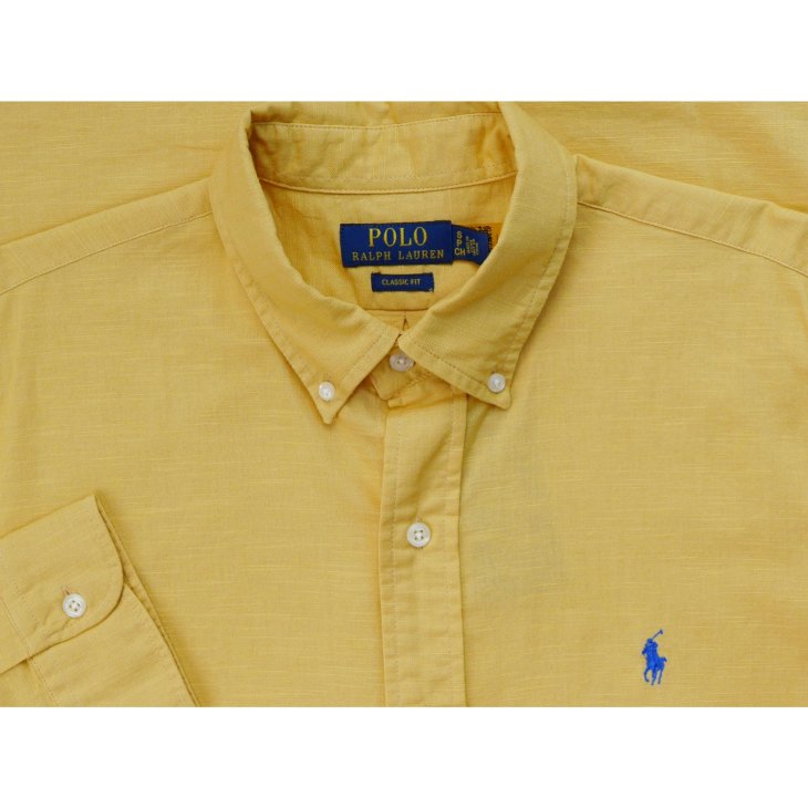 POLO RALPH LAUREN CLASSIC FIT COTTON-LINEN SHIRT