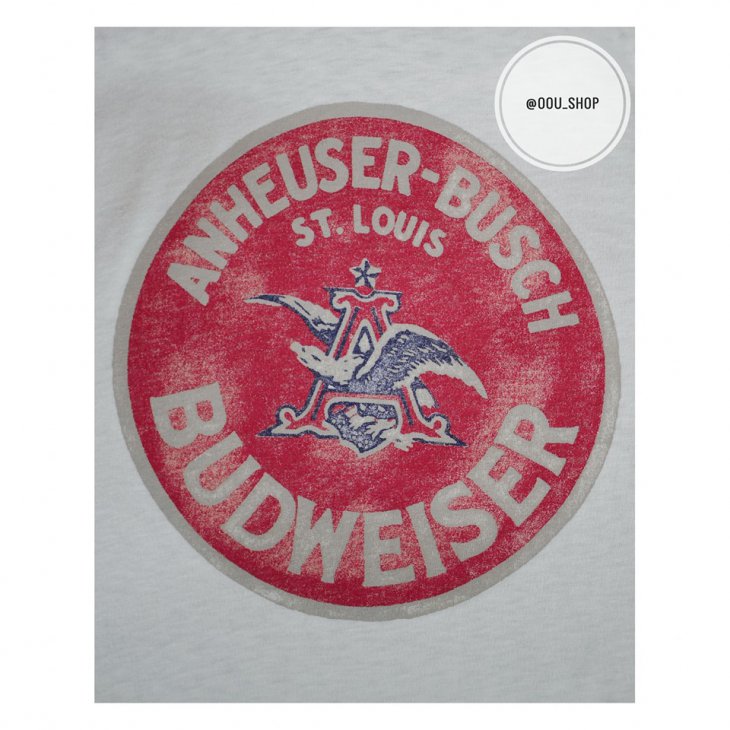 LUCKY BRAND BUDWEISER LONG SLEEVE TEE