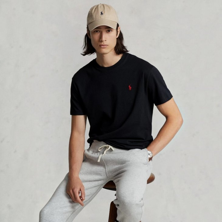 POLO RALPH LAUREN CUSTOM SLIM FIT COTTON T-SHIRT