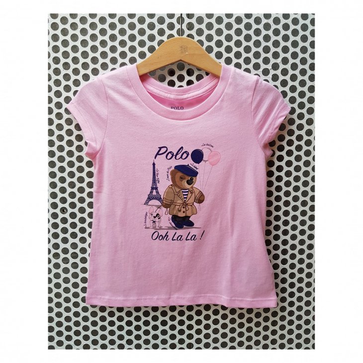 POLO RALPH LAUREN BEAR COTTON KIDS T-SHIRT