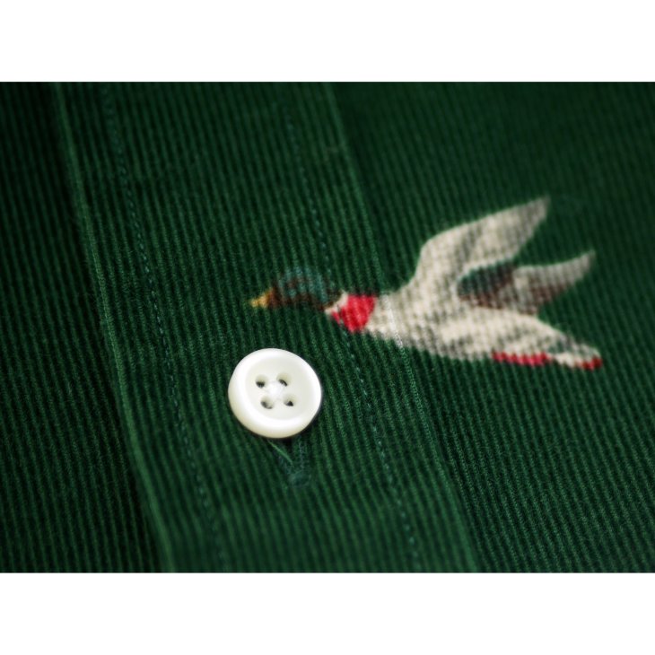 POLO RALPH LAUREN CLASSIC FIT MALLARD PRINT CORDUROY SHIRT