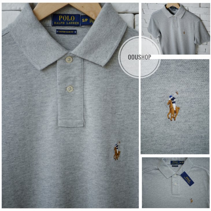 POLO RALPH LAUREN CUSTOM SLIM FIT POLO SHIRT