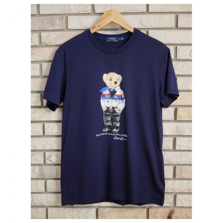 POLO RALPH LAUREN Racing Bear Cotton T-Shirt