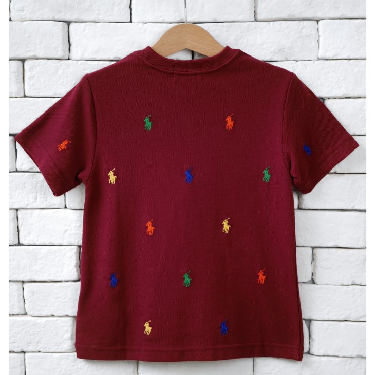 POLO RALPH LAUREN KIDS POLO PONY COTTON MESH TEE