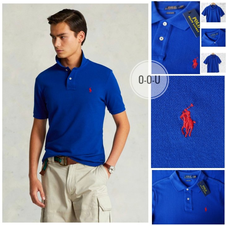 POLO RALPH LAUREN CUSTOM SLIM FIT POLO SHIRT