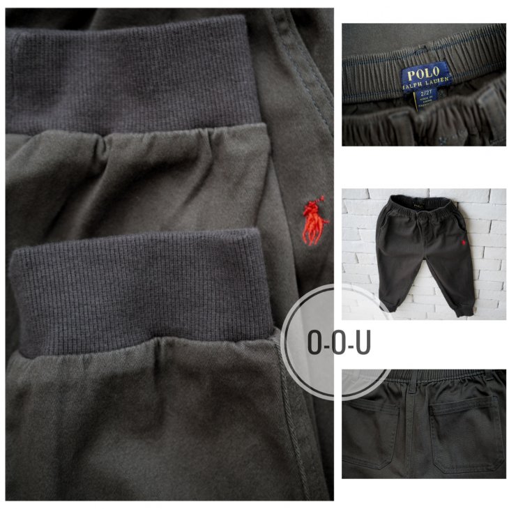 POLO RALPH LAUREN KIDS COTTON JOGGER PANTS