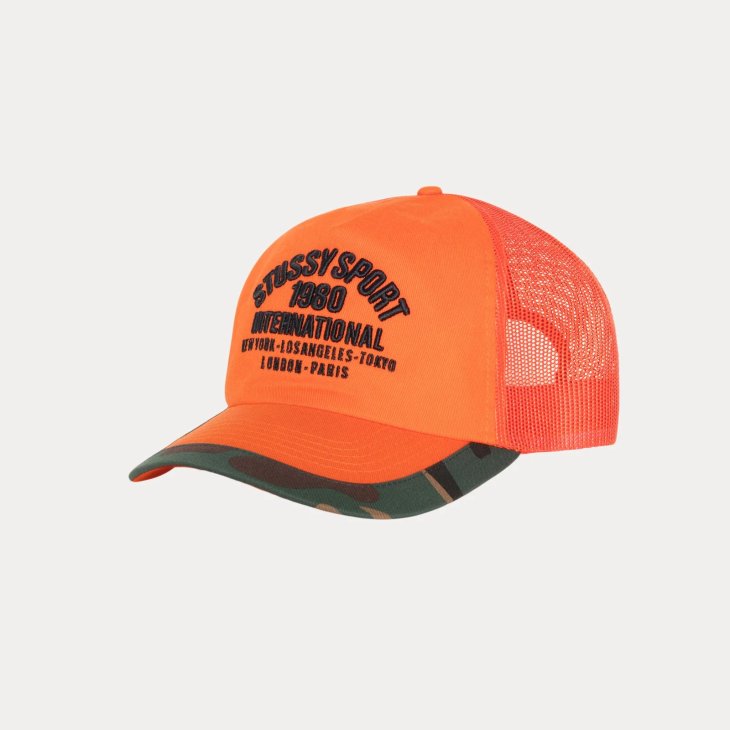 STUSSY TRUCKER INTERNATIONAL SNAPBACK