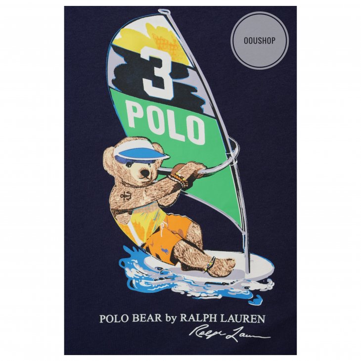 POLO RALPH LAUREN POLO BEAR BOYS COTTON JERSEY TEE