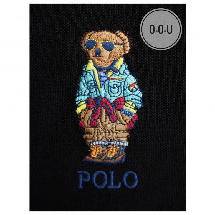 POLO RALPH LAUREN CUSTOM SLIM FIT POLO BEAR POLO SHIRT