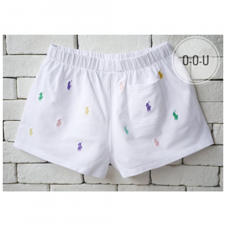 POLO RALPH LAUREN GIRLS POLO PONY STRETCH MESH SHORT