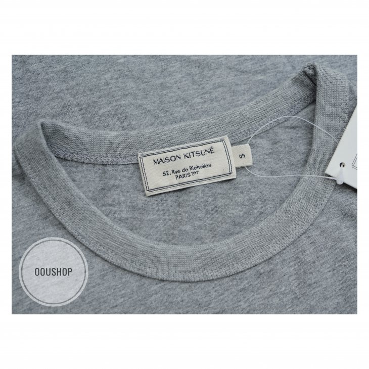 MAISON KITSUNE TEE-SHIRT TRICOLOR FOX FLAG