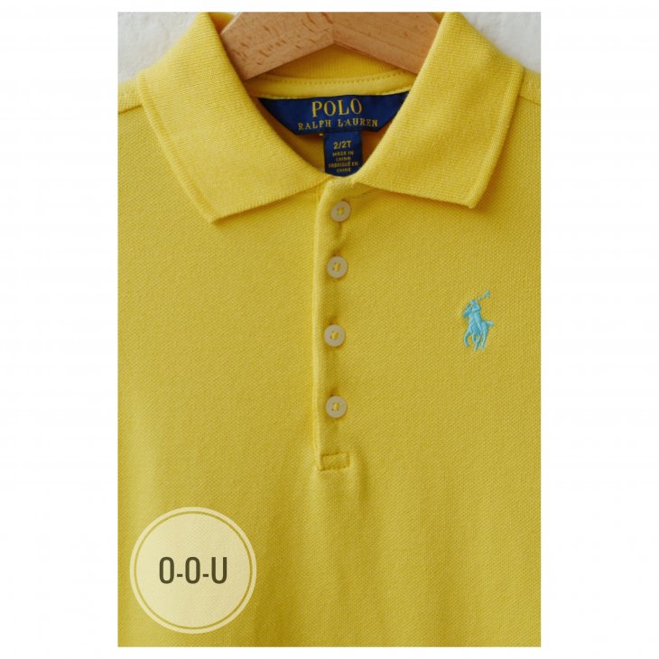 POLO RALPH LAUREN KIDS COTTON MESH POLO DRESS