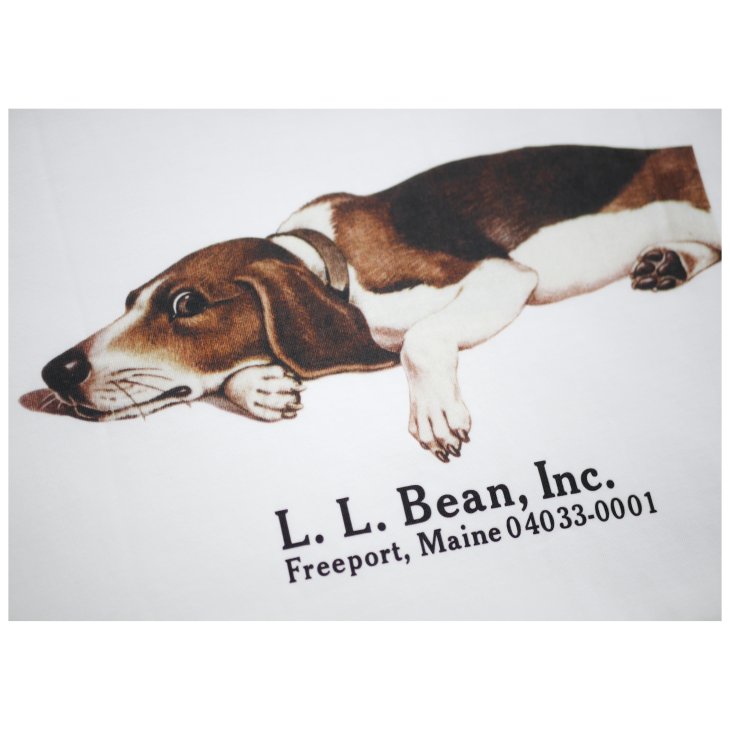 L.L. BEAN x BEAMS DOG T-SHIR