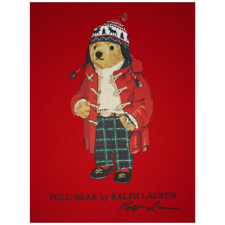 POLO RALPH LAUREN BOYS POLO BEAR JERSEY T-SHIRT