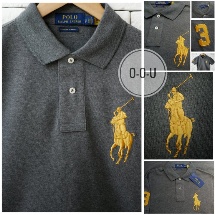 POLO RALPH LAUREN CUSTOM SLIM FIT BIG PONY POLO SHIRT