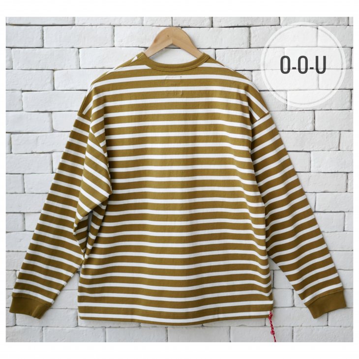 BEAMS JAPAN STRIPED LONG SLEEVE TEE